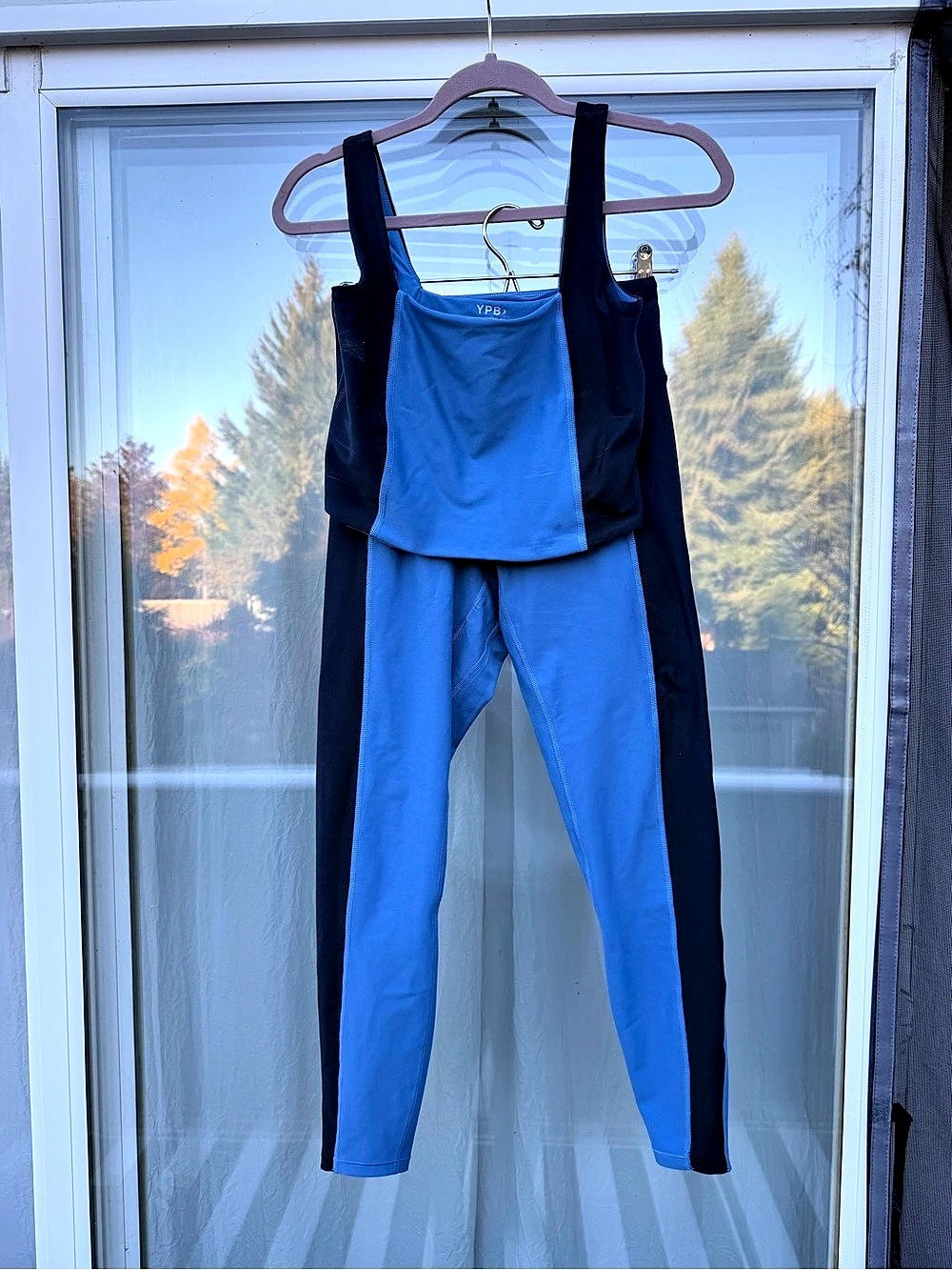 YPB Curve Love Color Block Leggings Size Medium Like New